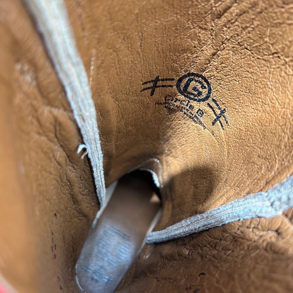 Circle G Eagle Flag Boots Size 7M - Picture 8 of 15